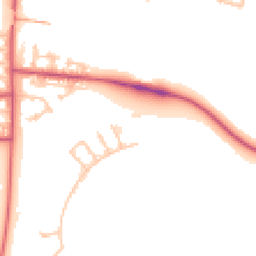 Daytime road noise heatmap for IG11 0AB