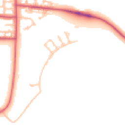 Daytime road noise heatmap for IG11 0AL