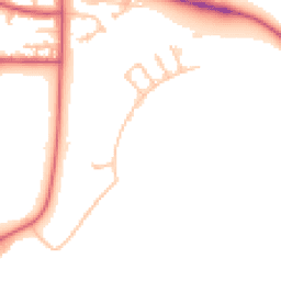 Daytime road noise heatmap for IG11 0AU