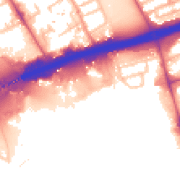 Daytime road noise heatmap for IG11 0BD