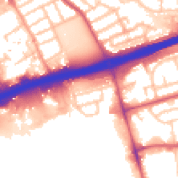 Daytime road noise heatmap for IG11 0BH