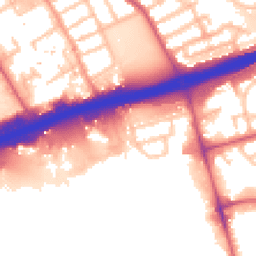 Daytime road noise heatmap for IG11 0BJ