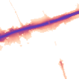 Night-time road noise heatmap for IG11 0BN