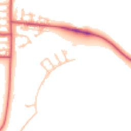 Daytime road noise heatmap for IG11 0BS