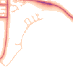 Daytime road noise heatmap for IG11 0BT
