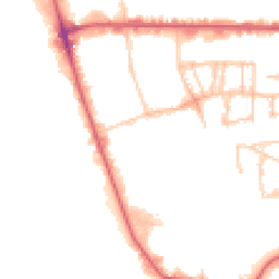Daytime road noise heatmap for IG11 0DR