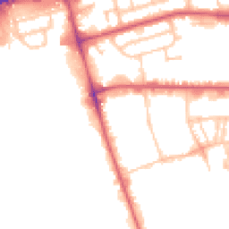 Daytime road noise heatmap for IG11 0EA