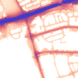 Daytime road noise heatmap for IG11 0EH