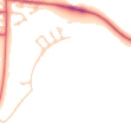 Daytime road noise heatmap for IG11 0EN