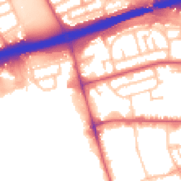 Daytime road noise heatmap for IG11 0ES
