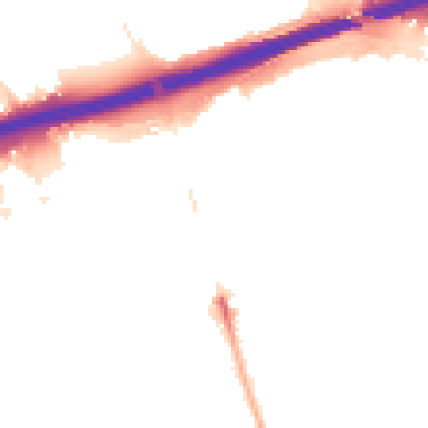Night-time road noise heatmap for IG11 0ES