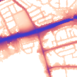 Daytime road noise heatmap for IG11 0EY