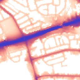 Daytime road noise heatmap for IG11 0FE