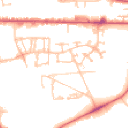 Daytime road noise heatmap for IG11 0FH