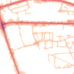 Daytime road noise heatmap for IG11 0FW
