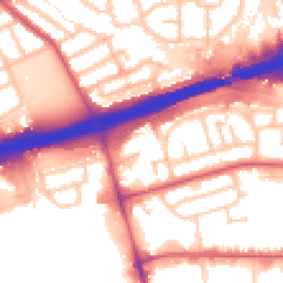 Daytime road noise heatmap for IG11 0JS