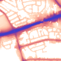 Daytime road noise heatmap for IG11 0NW