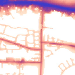 Daytime road noise heatmap for IG11 0RT