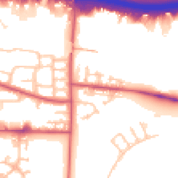 Daytime road noise heatmap for IG11 0XE