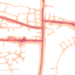 Daytime road noise heatmap for IG11 0XS