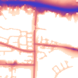 Daytime road noise heatmap for IG11 0XY