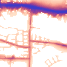 Daytime road noise heatmap for IG11 0YA