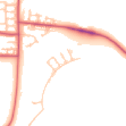 Daytime road noise heatmap for IG11 0YU