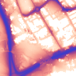 Daytime road noise heatmap for IG11 7DE