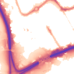 Night-time road noise heatmap for IG11 7DE