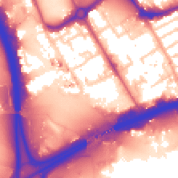 Daytime road noise heatmap for IG11 7NH