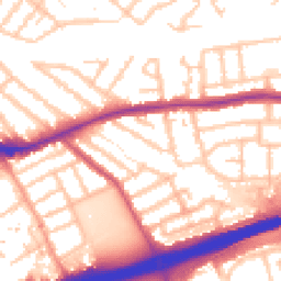Daytime road noise heatmap for IG11 7QX