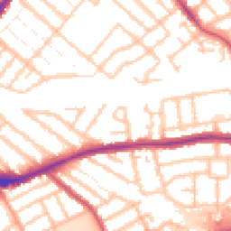 Daytime road noise heatmap for IG11 7RD