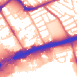 Daytime road noise heatmap for IG11 7SB