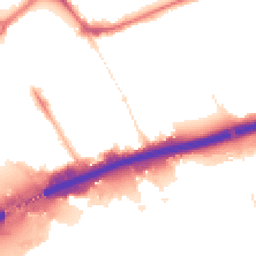 Night-time road noise heatmap for IG11 7SB