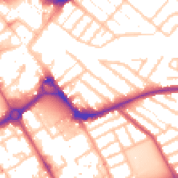 Daytime road noise heatmap for IG11 7XD
