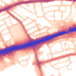 Daytime road noise heatmap for IG11 7XN