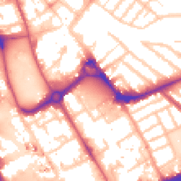 Daytime road noise heatmap for IG11 7YP
