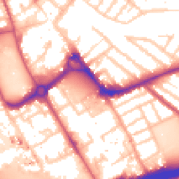 Daytime road noise heatmap for IG11 7YX