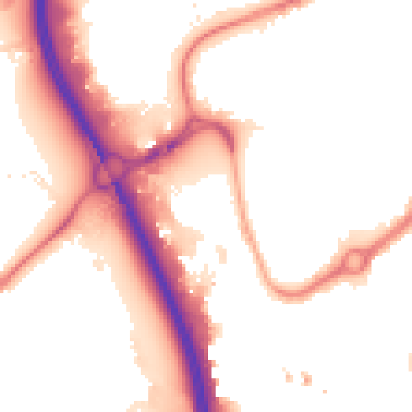 Night-time road noise heatmap for IG11 7ZS