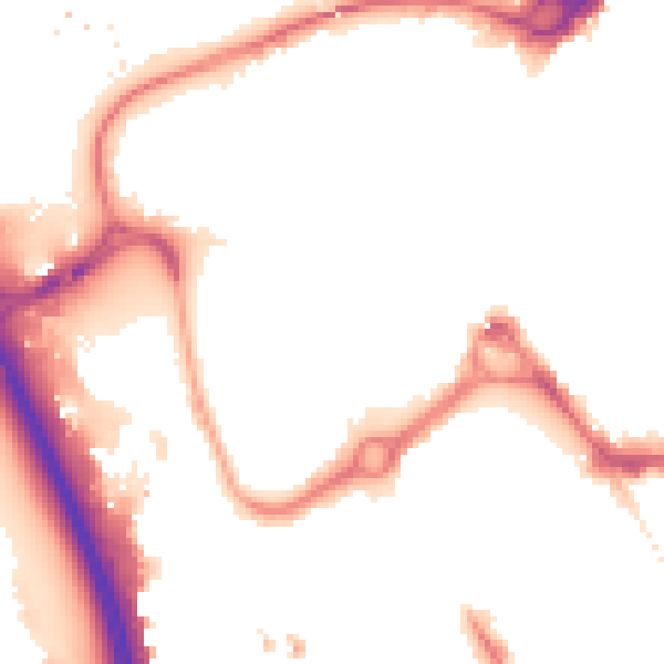 Night-time road noise heatmap for IG11 8EU