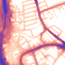 Daytime road noise heatmap for IG11 8FL