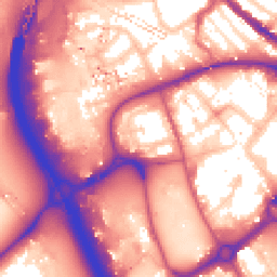 Daytime road noise heatmap for IG11 8JN