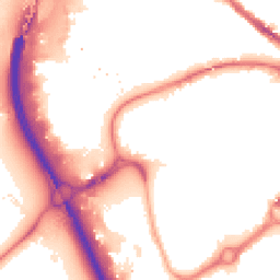 Night-time road noise heatmap for IG11 8JN