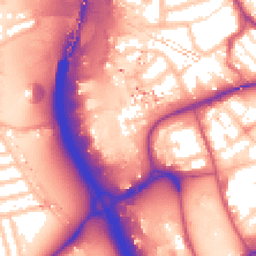 Daytime road noise heatmap for IG11 8LQ