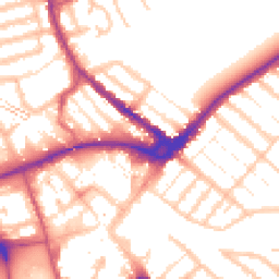 Daytime road noise heatmap for IG11 8QR