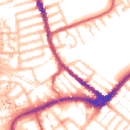 Daytime road noise heatmap for IG11 8RH