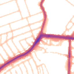 Daytime road noise heatmap for IG11 9BZ