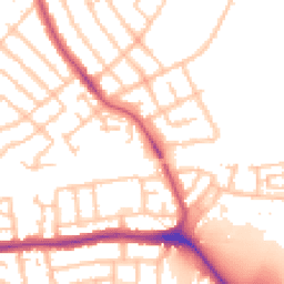 Daytime road noise heatmap for IG11 9FA