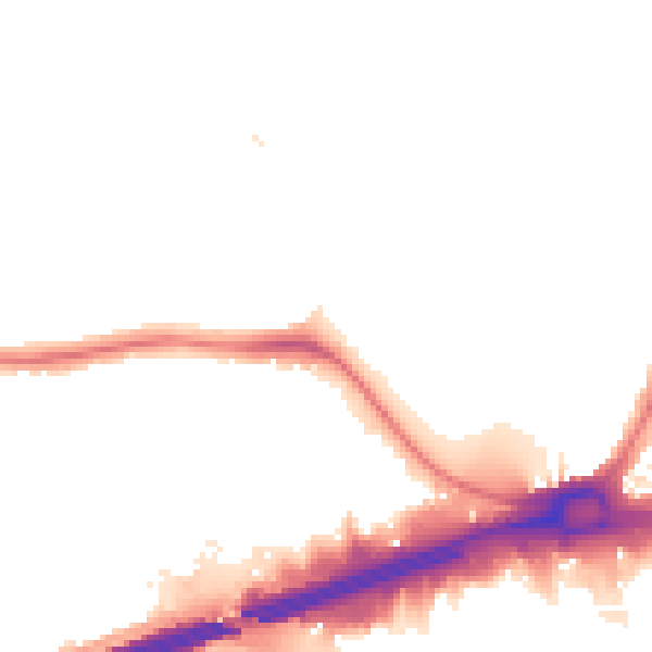 Night-time road noise heatmap for IG11 9FH