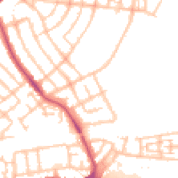 Daytime road noise heatmap for IG11 9JF